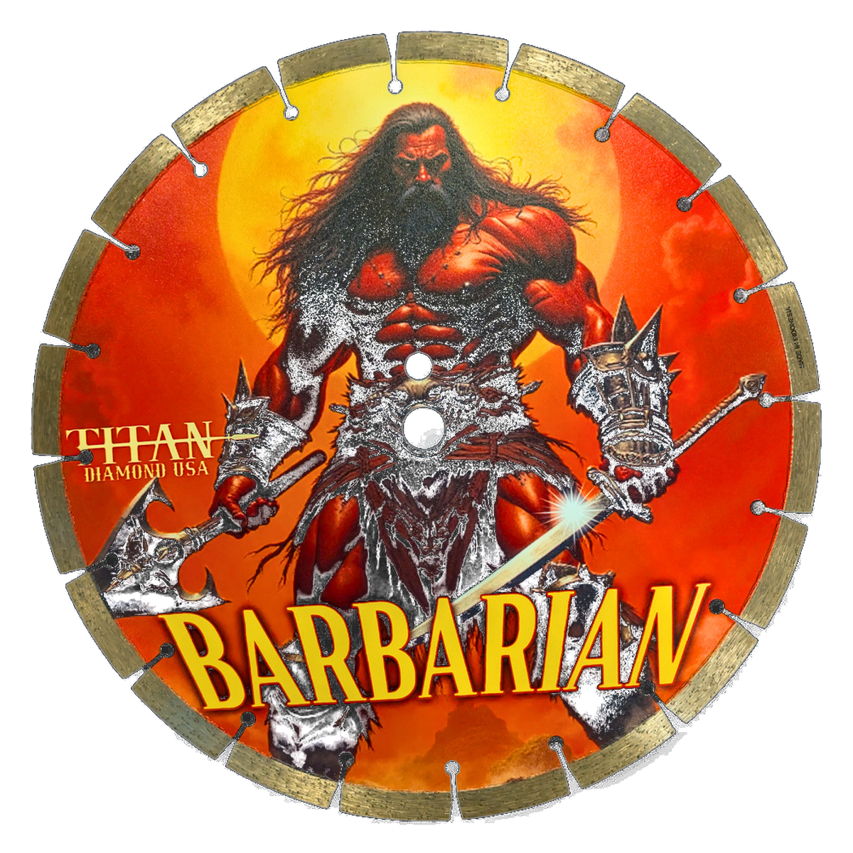 THE BARBARIAN diamond blade